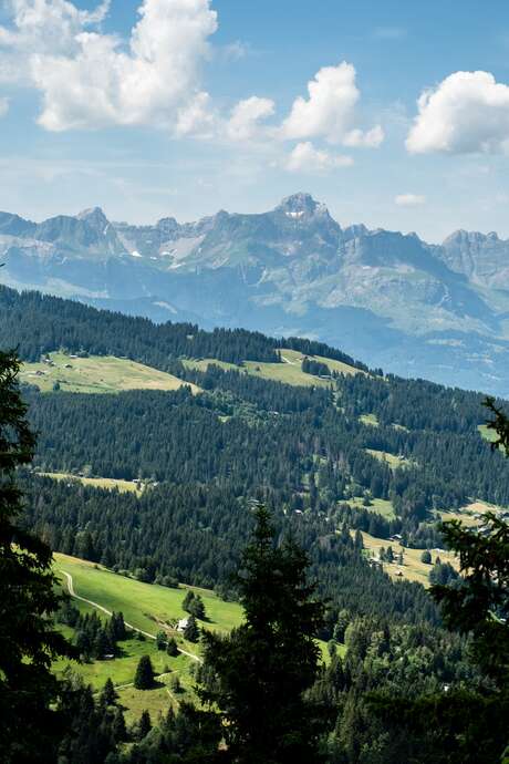 Tour de la Crête des Chattrix aux Communailles, boucle de randonnée