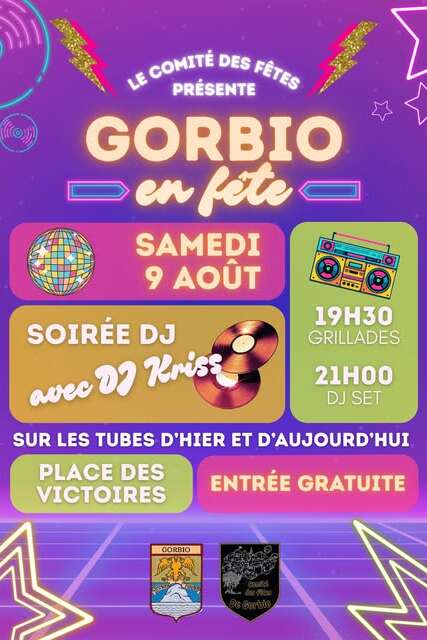Soirée DJ avec DJ Kriss