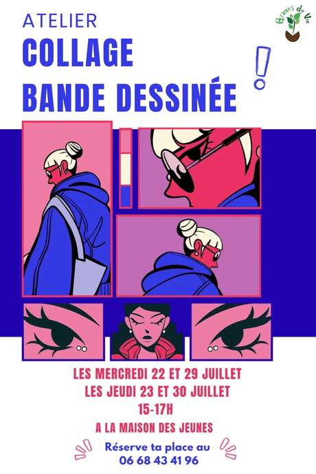 Collage bande dessinée