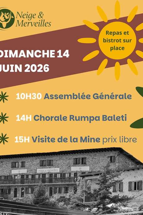 Choir and mine tour at Neige & Merveilles