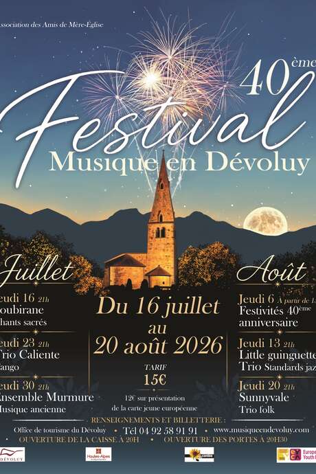 Le Festival Musique en Dévoluy fête ses 40 ans