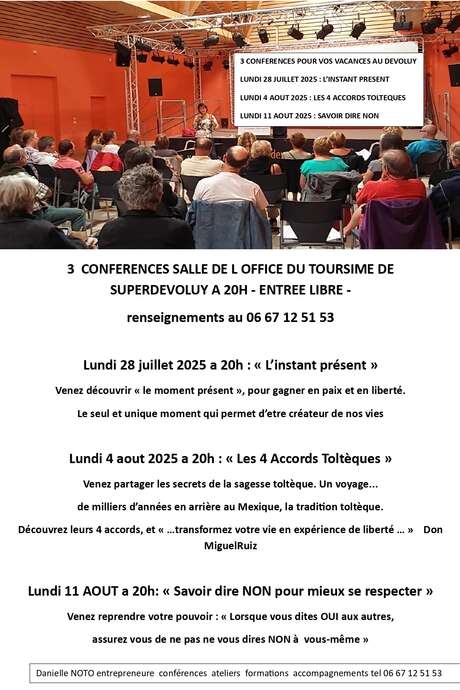 Conférence : "les 4 Accords Toltèques"