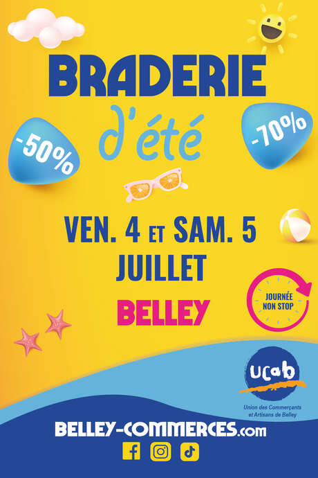 Braderie d'été des commerçants à Belley