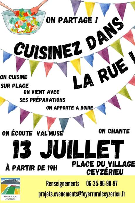 "Cuisinez dans la rue" et Jam-Session avec Val'Muse