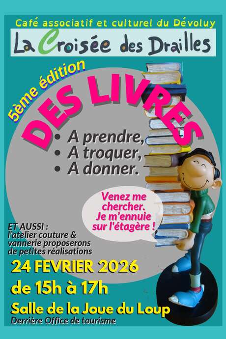 5e édition des livres à prendre, troquer, donner