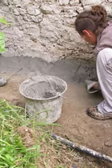 Chantiers participatifs : Enduits terre/Chaux