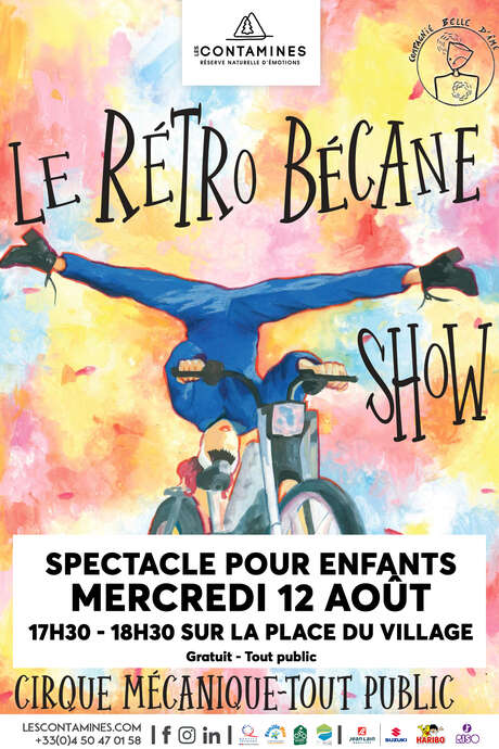Spectacle pour enfants : "Rétro bécane show" de la Compagnie belle d'âme