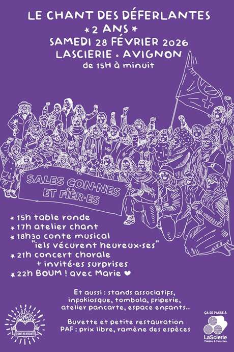 Soirée d’anniversaire chorale de la Le chant des déferlantes