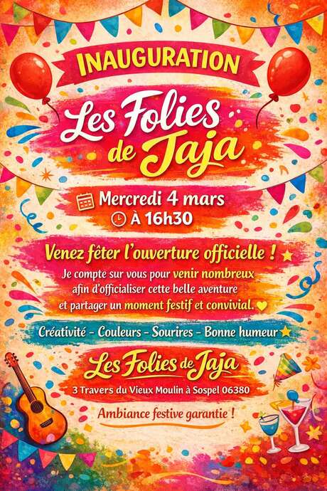 Inauguration Les Folies de Jaja