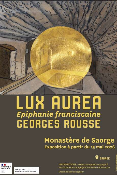 Exposition "Lux Aurea - Epiphanie franciscaine" par Georges Rousse