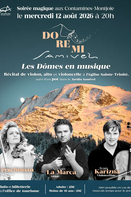 Soirée "Do-Re-Mi Samivel", concert en trio à cordes