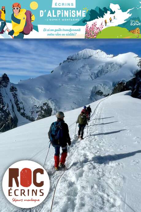 Stage Initiation Alpinisme – Ascension de la Roche Faurio en 3 jours avec Roc Ecrins