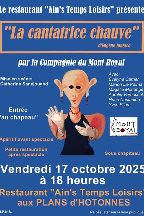 Pièce de théatre "La cantatrice chauve"
