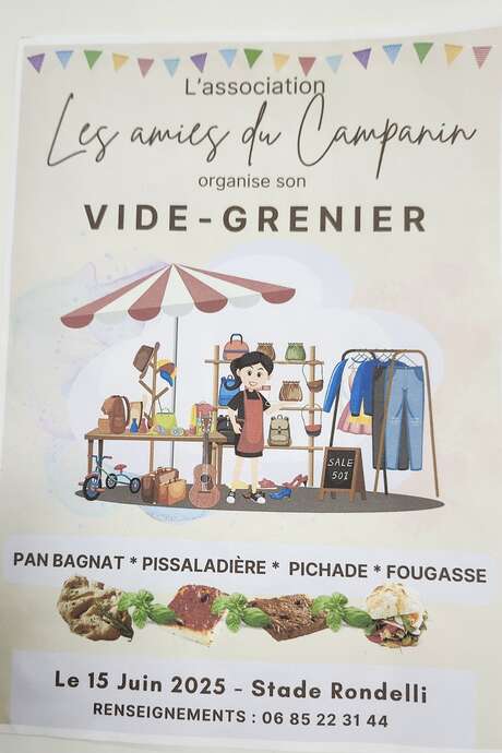 Vide grenier - Les Amies du Campanin