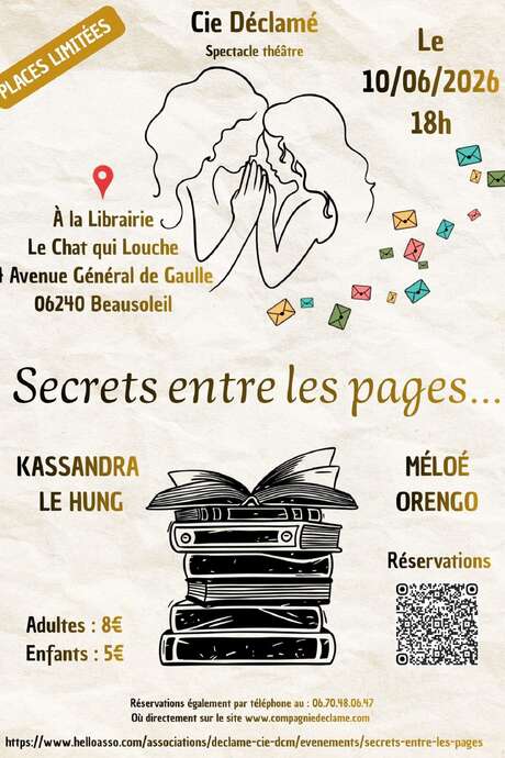 Secrets between the pages...