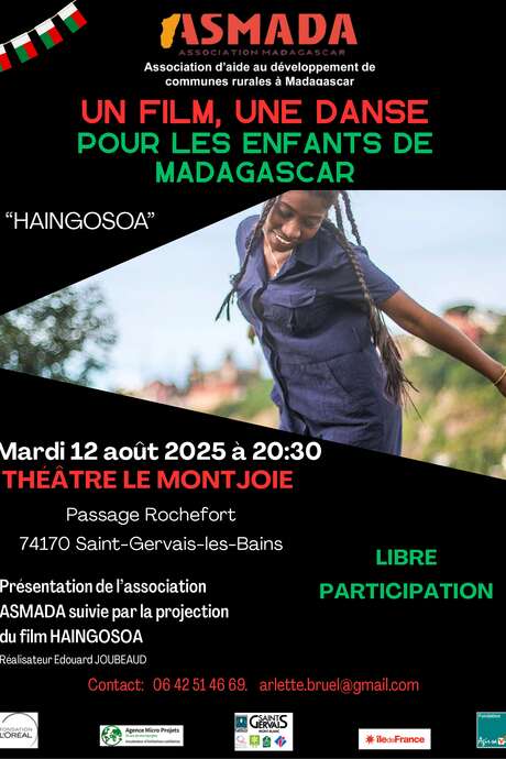 Screening of ‘A film, a dance for the children of Madagascar’.