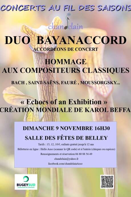 Concerts au fil des saisons - automne 2025 Concerts au fil des saisons - automne 2025