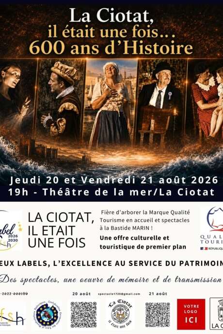 Espectáculo histórico en La Ciotat: Érase una vez 600 años de historia