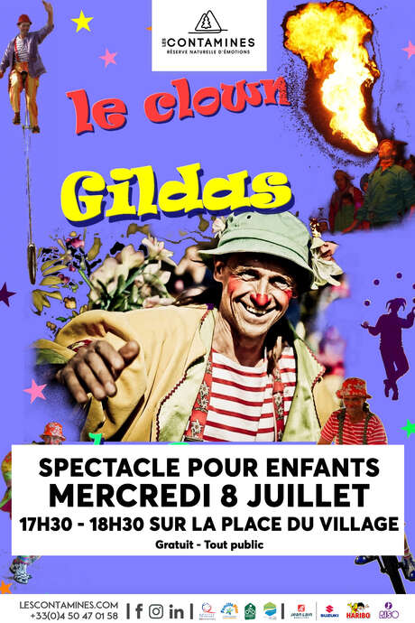 Spectacle pour enfants : "Le Pestac de Gildas le Clown"