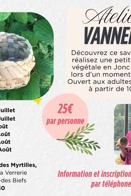 Atelier Découverte Vannerie