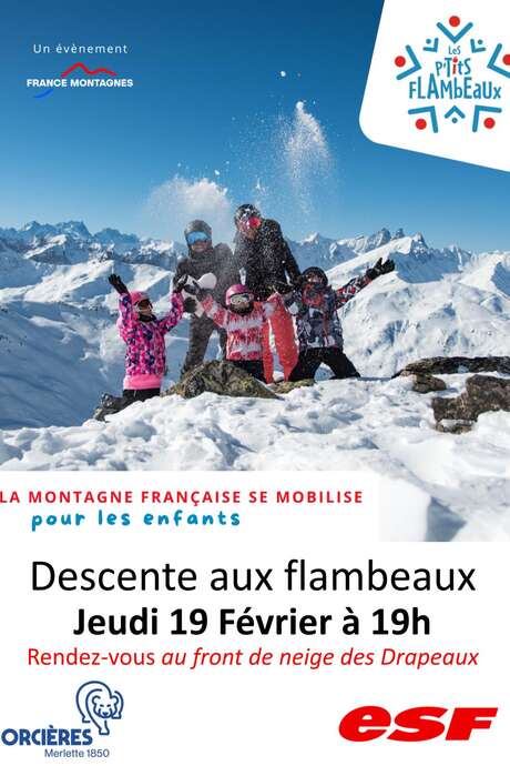 Descente aux flambeaux d'Orcières-Merlette