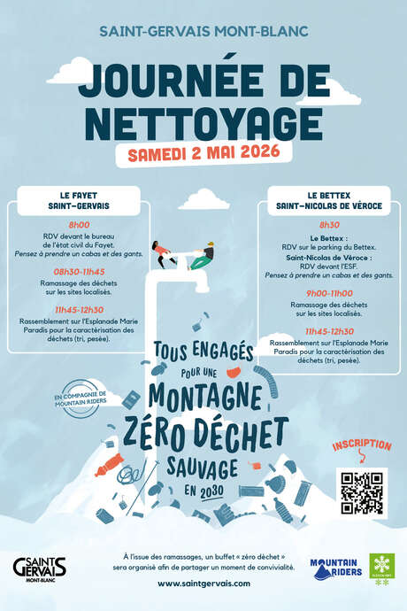 Journée de nettoyage 2026 - Tous engagés pour une montagne zéro déchet sauvage en 2030