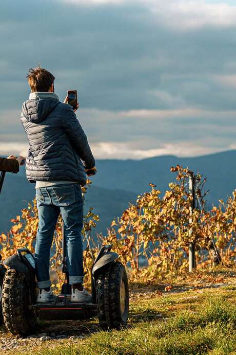 Balade en segway dans les vignobles de Chignin
