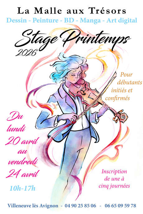 Stage de printemps aux Ateliers de la Malle aux Trésors