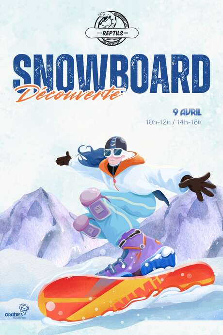Initiation au snowboard avec nos Reptils !