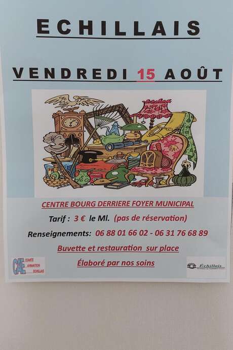 Brocante à Échillais