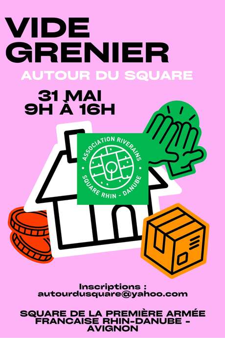 Vide-greniers Autour du square