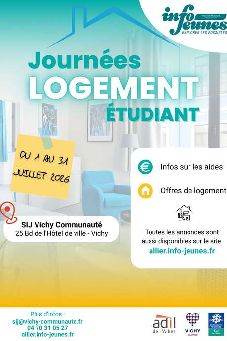 Journées logement étudiant Vichy campus