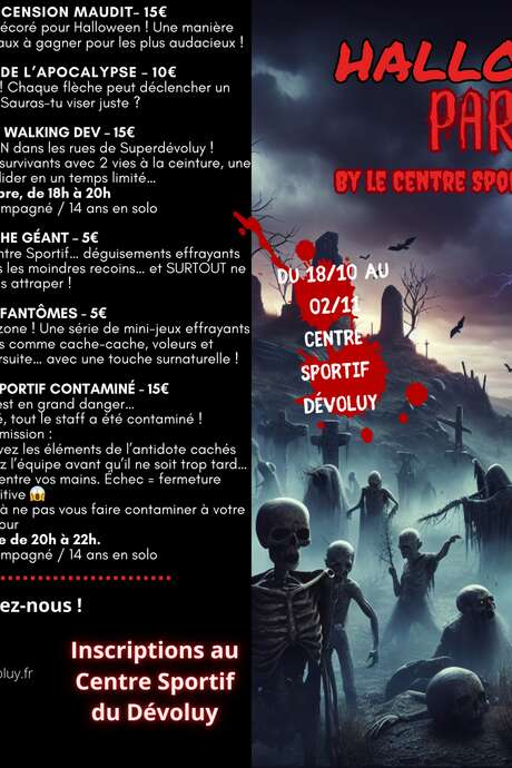 Escalade kids l'ascension maudite (+10 ans) - Halloween Party