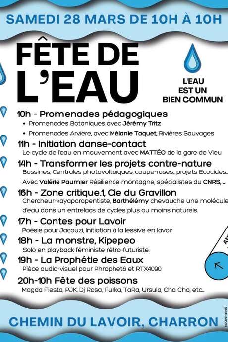 Fête de l'eau à Charron