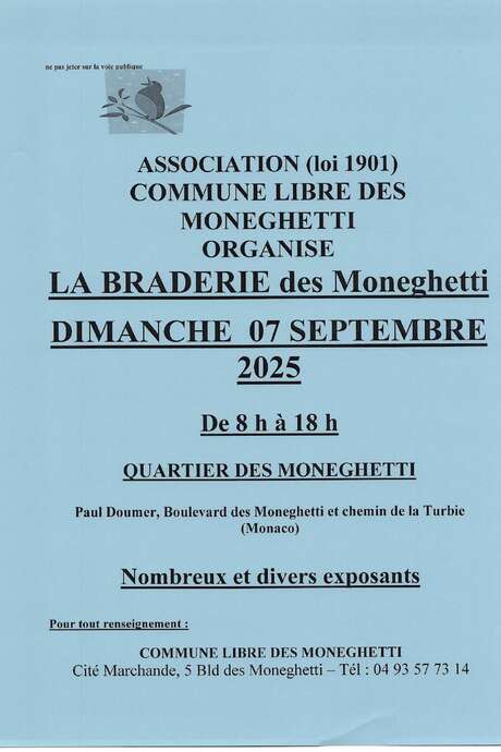 Braderie des Moneghetti