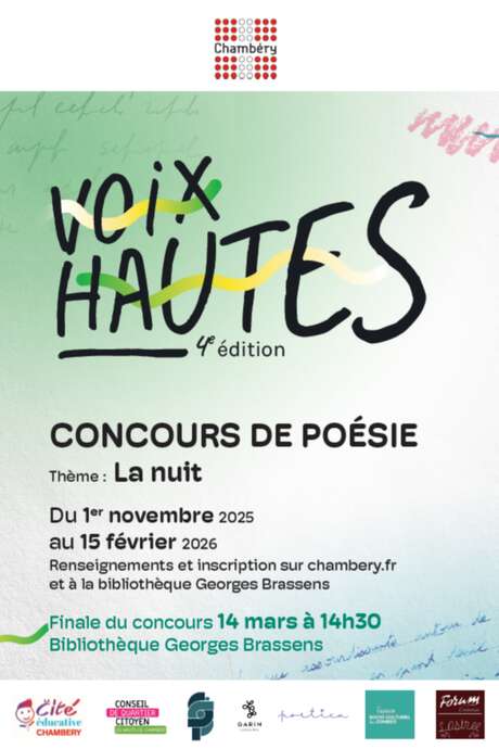 Concours de poésie : Voix Hautes 2026