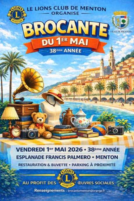 Flohmarkt des Lions Club Menton