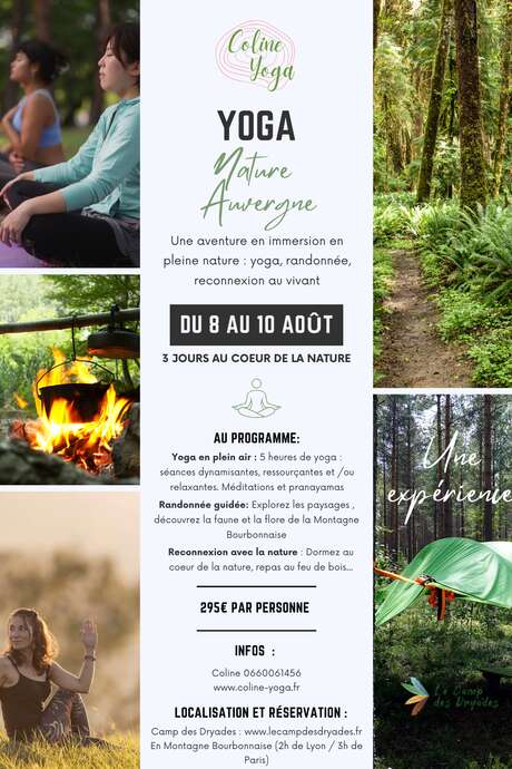 Retraite de yoga Montagne bourbonnaise