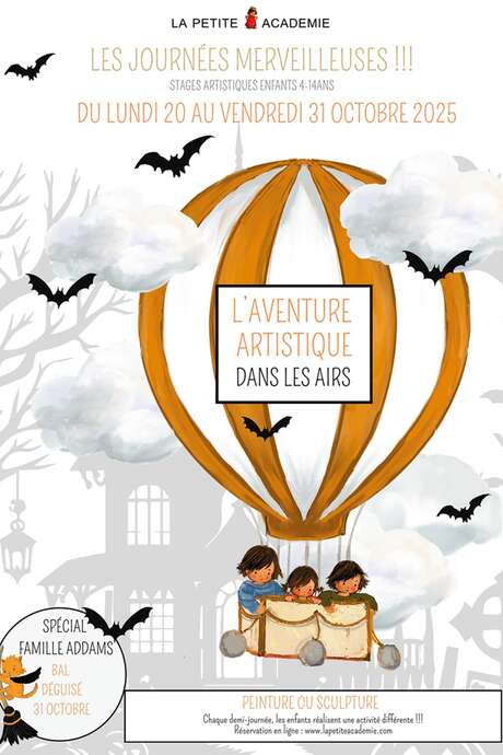 Les journées merveilleuses - Stages artistiques jeune public à La Petite Académie