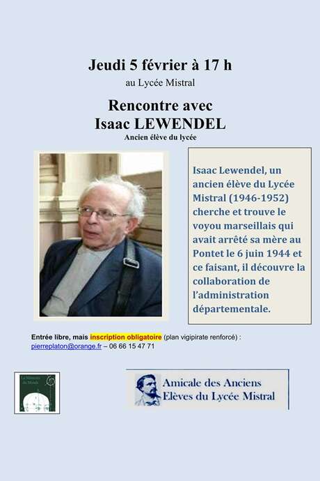Rencontre avec Isaac Lewendel