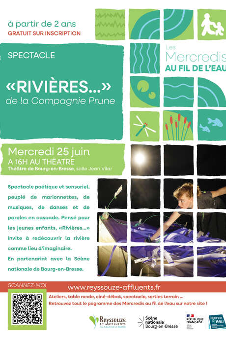 [Les Mercredis au fil de l'eau] Spectacle Rivières...