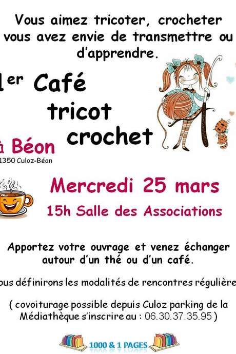 Atelier Café tricot crochet