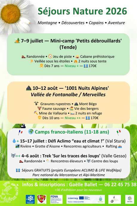 Mini-camp "Petits débrouillards"