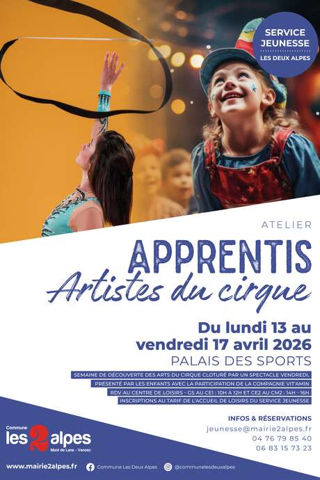 Ateliers - Apprentis artistes du cirque - Grande section au CE1