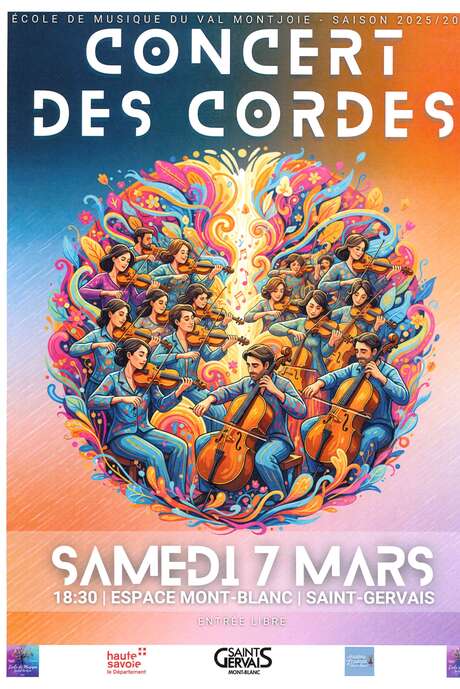 Concert des cordes - Ecole de musiques du Val Montjoie