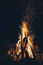 Feu de la saint Jean - Bleu Citron