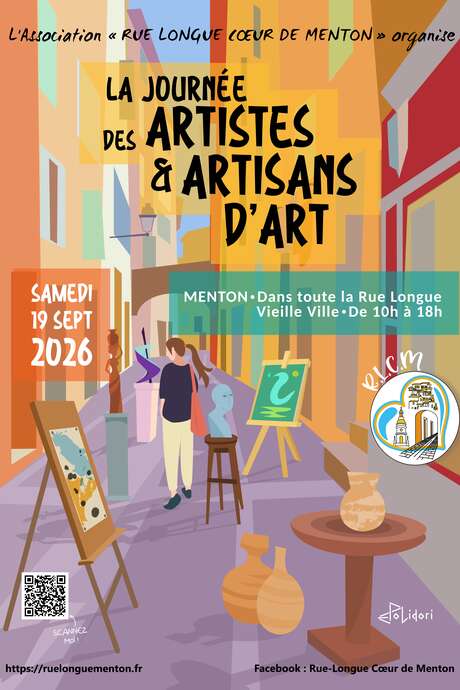 Journée des peintres et artisans d'art dans la rue Longue