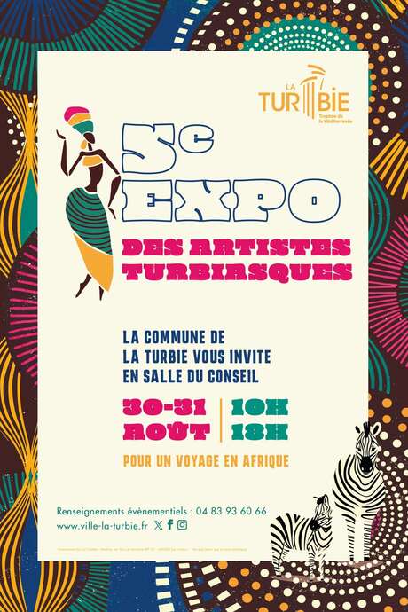 5ème exposition des artistes Turbiasques : "Voyage en Afrique"