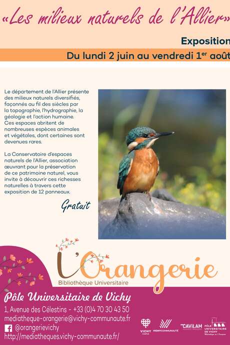 Exposition "Les milieux naturels de l'Allier"