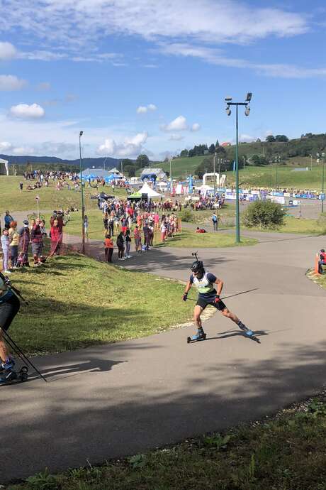 U15 French summer biathlon championship in Les Plans d'Hotonnes